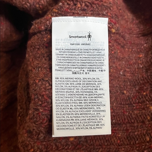 Smartwool cardigan sweater Size large - Picture 6 of 6